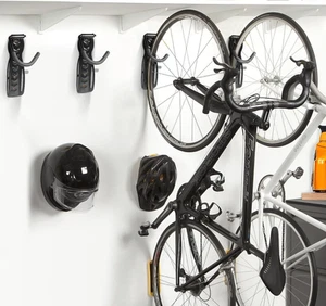 4x VOUNOT Wall Bike Hooks Heavy Duty Storage Rack for Garage or Home - Picture 1 of 7