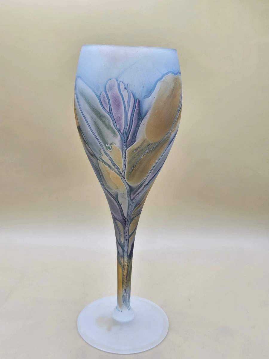 ○ Reuven Glass ルーベングラス カナダ ヴィンテージ ガラス花瓶