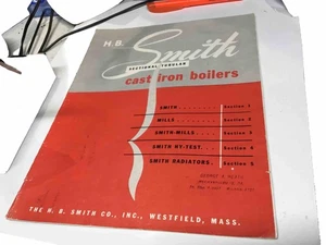 1950 1951 H.B. Smith Gusseisen Kessel Asbest Zement Katalog Westfield Masse - Bild 1 von 9