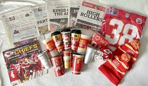 Lot of 22 : Kansas City Chiefs mahomes Kelce Gear! Die Hard Fans ONLY!!! - Picture 1 of 12