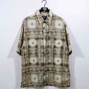 Rocawear Hip Hop Baggy AOP Button Shirt Large Y2K Streetwear Skate - Picture 1 of 8