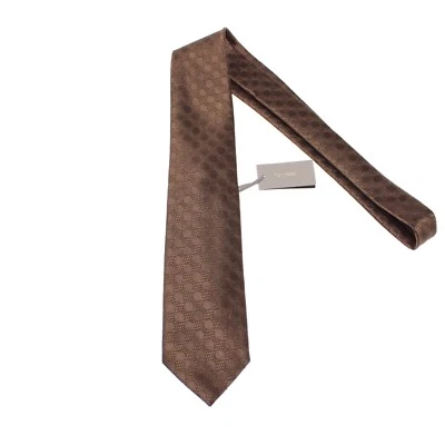 Tom Ford новый с Ярлыками галстук в коричневый с тональным горошек 100% шелк сделано в Италии - Изображение 1 из 4