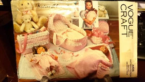 Vogue Craft 468 Doll Accessories/Basinette/Diaper Bag 14" Doll - Picture 1 of 2