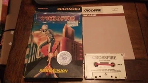 Casete Crossfire Atari 400/800, vintage 1981, - Imagen 1 de 3