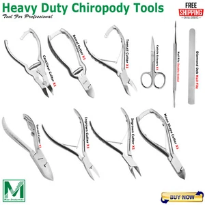 Heavy Duty Chiropody Tools Thick Toenails Surgery Kit Professional Podiatrist CE - Picture 1 of 12