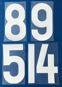 Flock Nummer number número away Trikot shirt DDR Eastern Germany 1974 - Picture 1 of 1