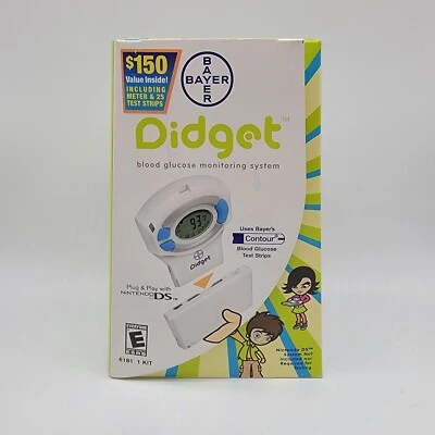 Didget Diabetes  Loos Glucose Monitoring System Game Nintendo DS Brand New - Image 1 of 4