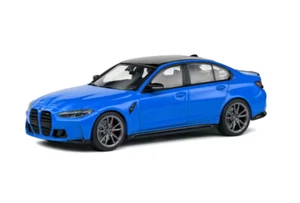 1/43 BMW M3 Competition (G80) 2023 coche modelo Santorini azul de Solido S4315302 - Imagen 1 de 10