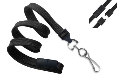 Premium Lanyard (1) with Safety Breakaway Clasp & Swivel J Hook by Specialist ID - Image 1 of 4