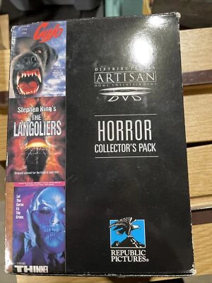 Horror Collectors Pack: Cujo/The Langoliers/Thinner (DVD, 1999, 3-Disc Set) Foto 1 de 4