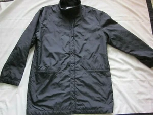 Men's A/X ARMANI EXCHANGE Full Length Jacket Nylon Outerwear Black Zip Size XL - Picture 1 of 10