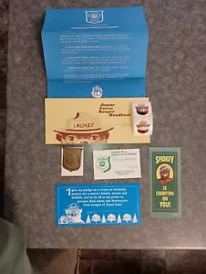 Vintage Junior Forest Ranger Membership Kit - Smokey The Bear Badge/Pin/Letter+ - Picture 1 of 4