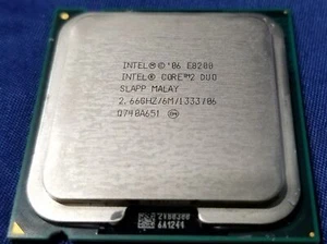 CPU227 - Intel Core 2 Duo E8200 SLAPP 6MB Cache 2.66 GHz LGA775 CPU Processor - Picture 1 of 2