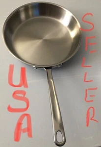 Neue Bratpfanne mit Griff aus hochwertigem Edelstahl 11 Zoll - Bild 1 von 15