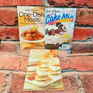 Taste of home ~ The Pampered Chef lot of 3 recipes Booklets - Imagen 1 de 10