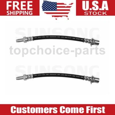2x Rear Brake Hose Brake Line For 2005 2006 2007 Ford Five Hundred - Imagem 1 de 4