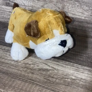 Ganz Bulldog Lil'kinz HM126 Plush Stuffed Animal Toy Puppy Dog Brown Tan - Picture 1 of 9