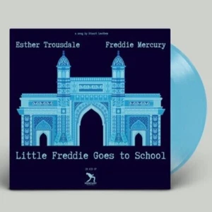 Freddie Mercury ' Little Freddie Goes To School' 7" Blue Vinyl Single (Queen) - Picture 1 of 7