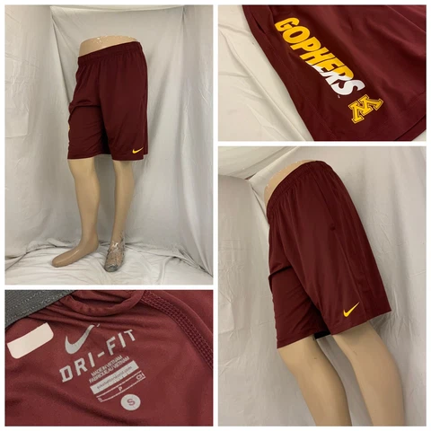Minnesota Golden Gophers Shorts S Burgundy Nike 100% Poly YGI R2-21 Cover