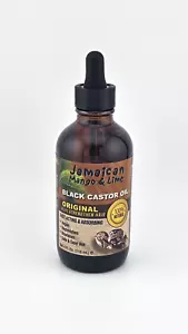 Jamaican Mango & Lime Black Castor Oil 4 oz - Strengthens, Nourishing, Vegan - Picture 1 of 4