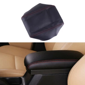 Cubierta reposabrazos con tapa para consola central de cuero PU apta para Toyota RAV4 2016-2018 - Imagen 1 de 4