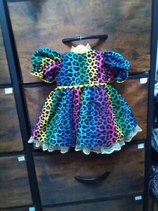 Beautiful 18 " Doll Dress Leopard Print - Picture 1 of 3
