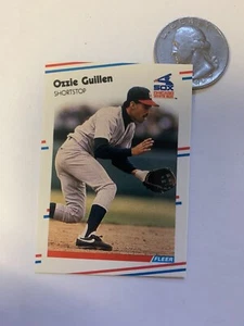 1988 Fleer Mini Ozzie Guillen Chicago White Sox - Picture 1 of 1