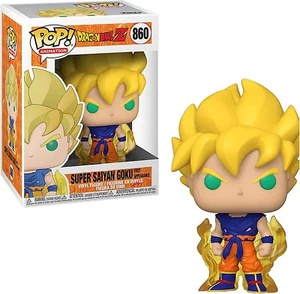 Funko Pop Dragon Ball Z Super Saiyan Goku Vinyl Figures Anime Toy #860 - Picture 1 of 5