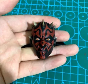 1/6 Scale Hot Toys DX16 Darth Maul Head Sculpt Figure Star Wars Eyes Movable New - Picture 1 of 6