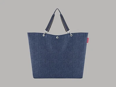 shopper XL by reisenthel herringbone dark blue ZU4113 Strandtasche Badetasche - Bild 1 von 4