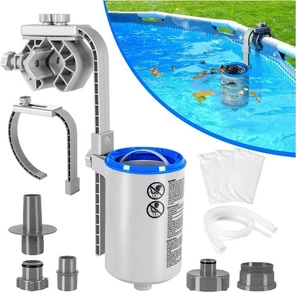 Above Ground Pool Skimmer Comes with 3 Skimmer Socks | Height-Adjustable Wall... - Picture 1 of 7