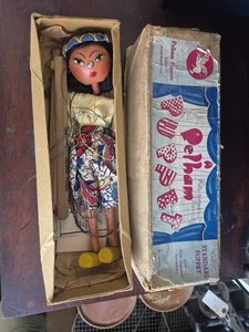 Pelham Puppets Mexican Girl Boxed Retro Toys 1960’s Vintage - Picture 1 of 8
