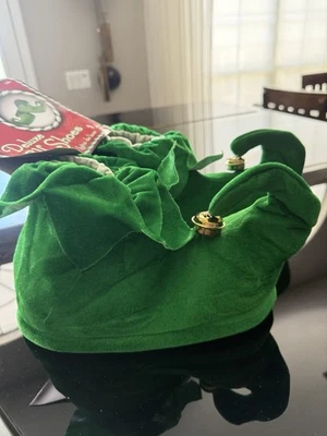 Deluxe Elf Shoes Slippers, Adult One Size Christmas Costume - Image 1 of 4