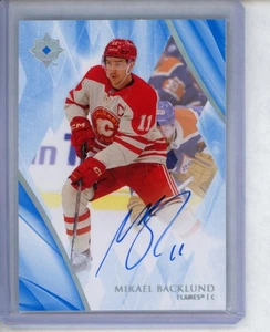 2023-24 Upper Deck Ultimate Collection - Mikael Backlund #58 Autographs (AU) - Picture 1 of 2