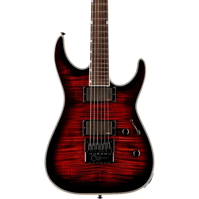 Guitarra elétrica ESP LTD MH-1000 Evertune marrom escuro Sunburst 197881392949 RF - Imagem 1 de 4