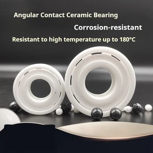 Zirconia Angular Contact Ceramic Bearings 7200 7201 7202 7203 7204 7205 7206 07 - Picture 1 of 6