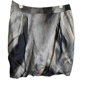 Pauw Amsterdam Skirt Mini Skirt Pencil Skirt Silk Skirt Women 1 Gray Tulip Skirt - Picture 1 of 7