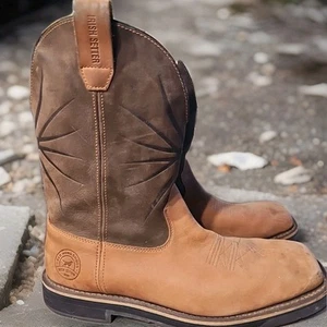 Irish Setter Red Wing Walker Boots Cowboy Western Soft Toe Brown Men Size 14 EUC - Picture 1 of 10