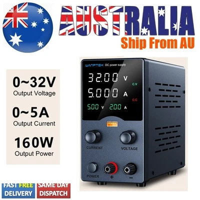 Adjustable DC 0~32V 5A Lab Power Supply High Precision Variable Bench Switching - image 1 of 4