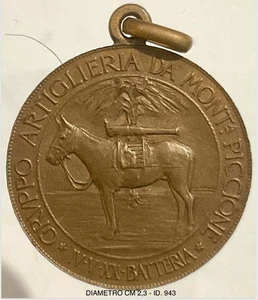 ALPINI ARTIGLIERIA DA MONTAGNA PICCIONE XXa BATT MED TRIPOLITANIA CIRENAICA 1913 - Picture 1 of 6