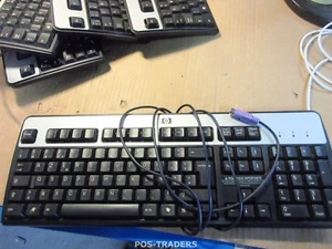 HP KB-0316 AZERTY PS/2 PS2 ordinateur de bureau filaire clavier toetsenbord - Photo 1/2