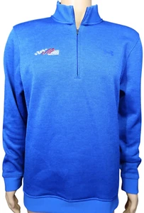 Joe Gibbs NASCAR 1/4 Zip Sweater Men's Size L Under Armour - Picture 1 of 6