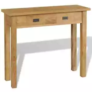 NNEVL Console Table Solid Teak 90x30x80 cm - Picture 1 of 8