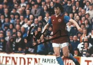 ASTON VILLA: BRIAN LITTLE SIGNED 6x4 ACTION PHOTO + COA - Bild 1 von 1