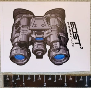 #2 - EO Systems Co. EOST MGS Machine Gun Sight Vinyl Decal Sticker Night Vision - Picture 1 of 1