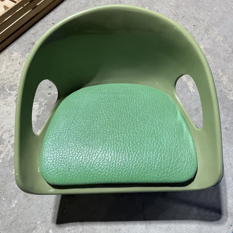 VTG  COSCO GO SEAT MID-CENTURY MODERN GREEN BOOSTER SEAT CHAIR KIDS MCM Cover
