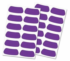 RAWLINGS BASEBALL/SOFTBALL EYE BLACK STICKERS - 12 PAIR - COLOR PURPLE - Picture 1 of 1