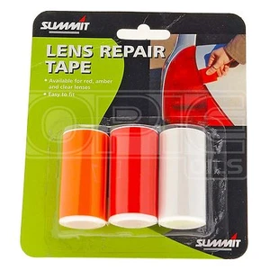 Lens Repair Tape Roll - Amber Clear and Red Self Adhesive - Summit LRT-3