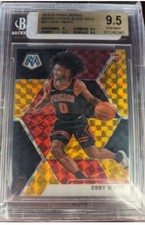 2019 Panini Mosaic Coby White Choice Black Gold /8 Rookie Card RC BGS 9.5!
