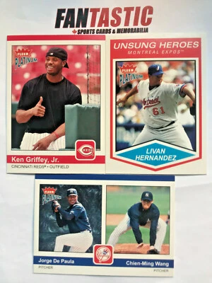 2004 Fleer Platinum Baseball Card YOU PICK inc RC etc Finish Your Set - Image 1 of 2